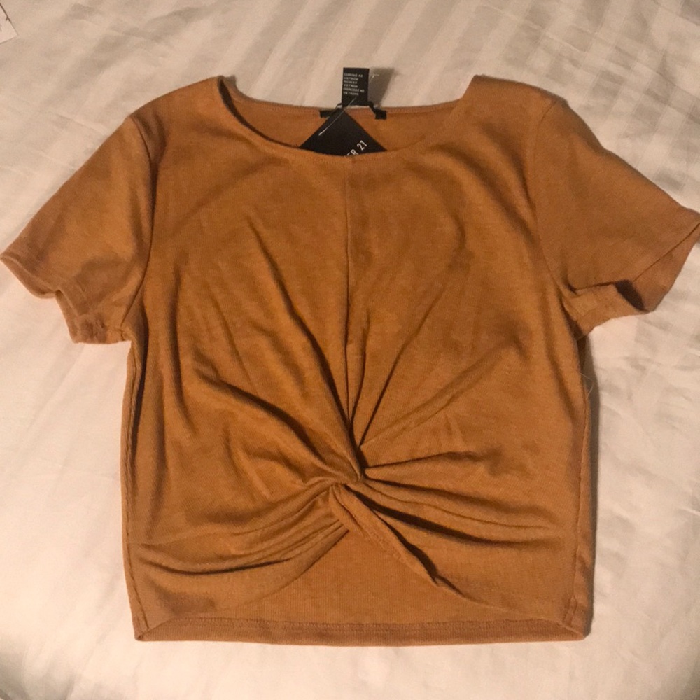 Ribbed crop top